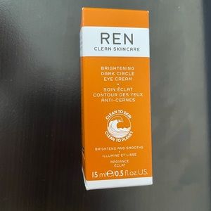 Ren Clean Skincare Brightening Dark Circle Eye Cream 0.5 fl. oz. Full Size New